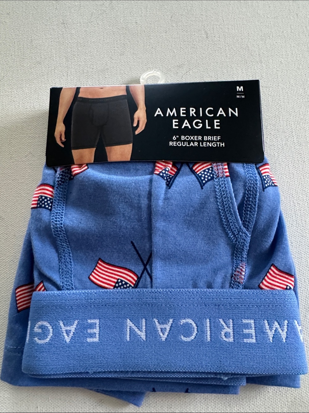 Americana Boxer Briefs Mens Medium American Eagle